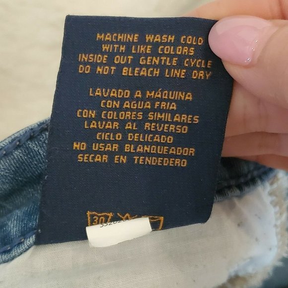 Seven7 Skinny Capri Jeans Women's Size 12 Mid-rise - Picture 8 of 8